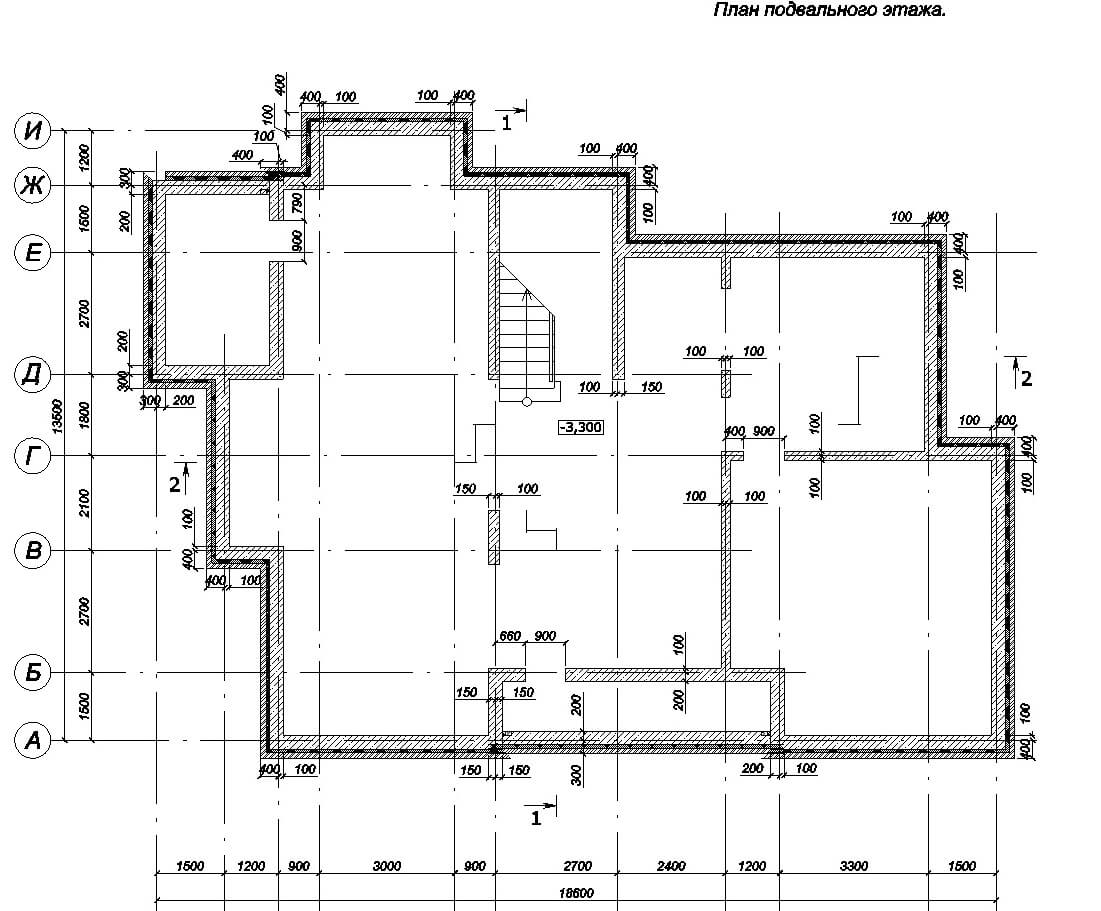 чертежи каркасно монолитных домов (100) фото